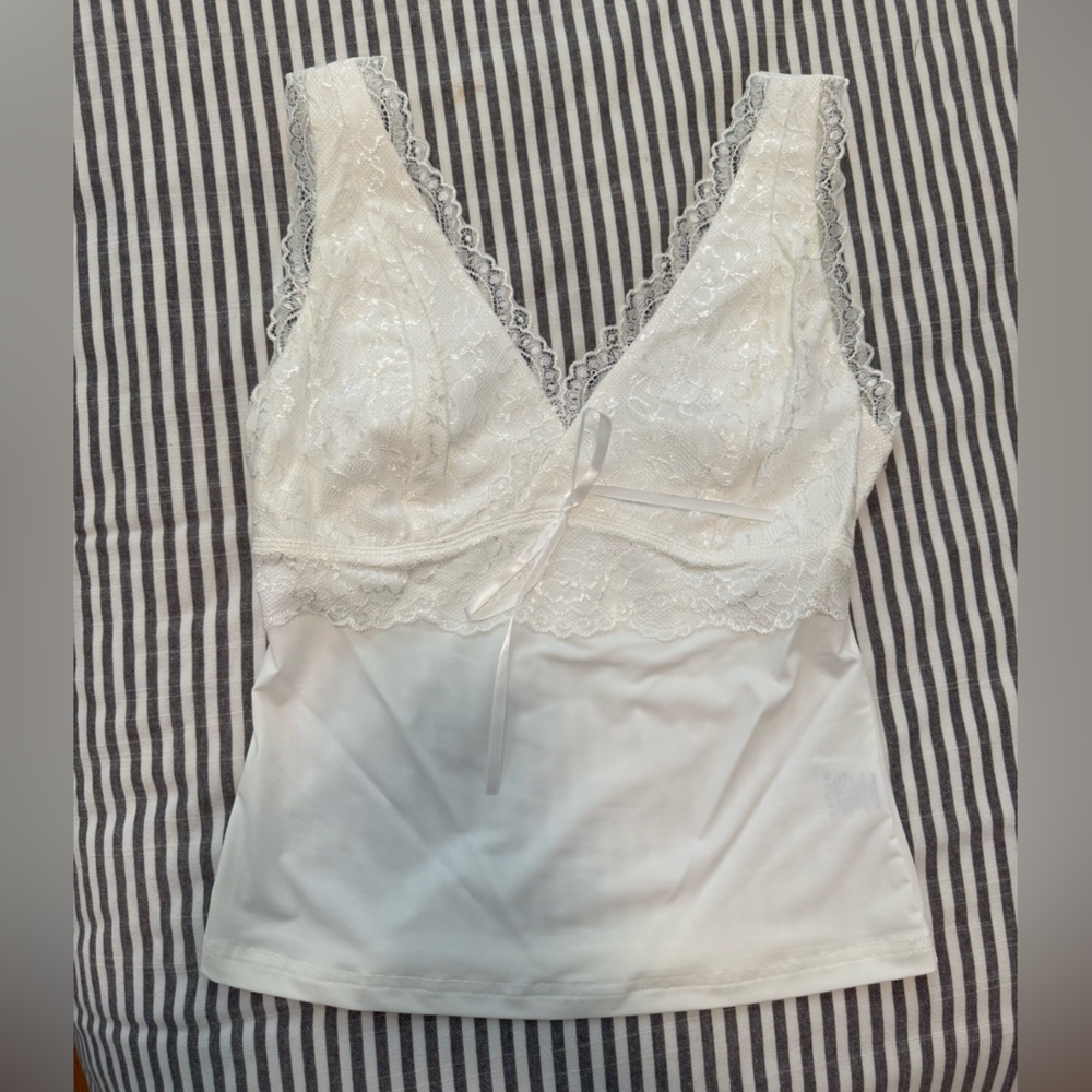 Princess Polly White Lace Chemise